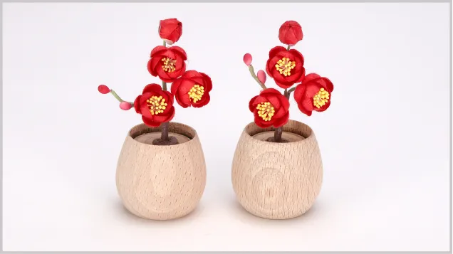梅の花飾り